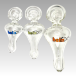 Standard Uno Steamroller by American Helix – Clear Glass Pipe in Mini & OG Sizes
